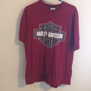 Men’s Harley-Davidson maroon t-shirt